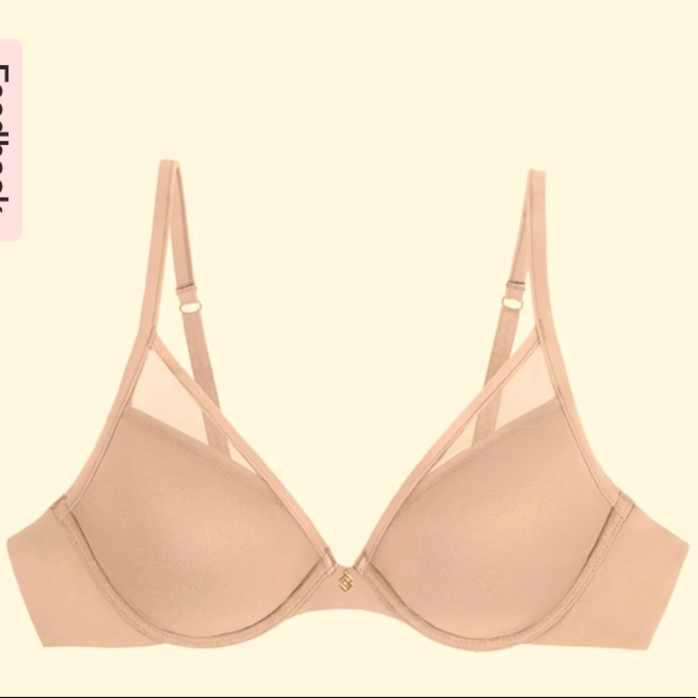 Thirdlove Uplift Plunge Bra in Mocha